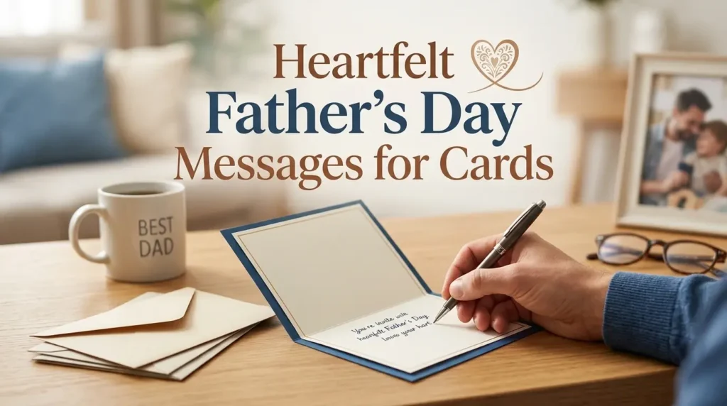 Heartfelt Fathers Day Messages for Cards