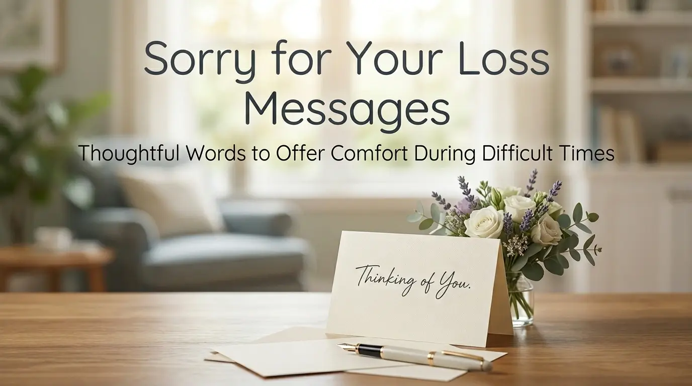Sorry for Your Loss Messages