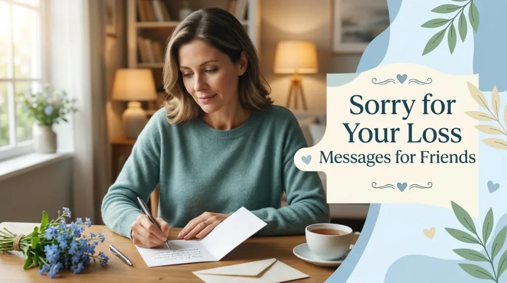 Sorry for Your Loss Messages for Friends