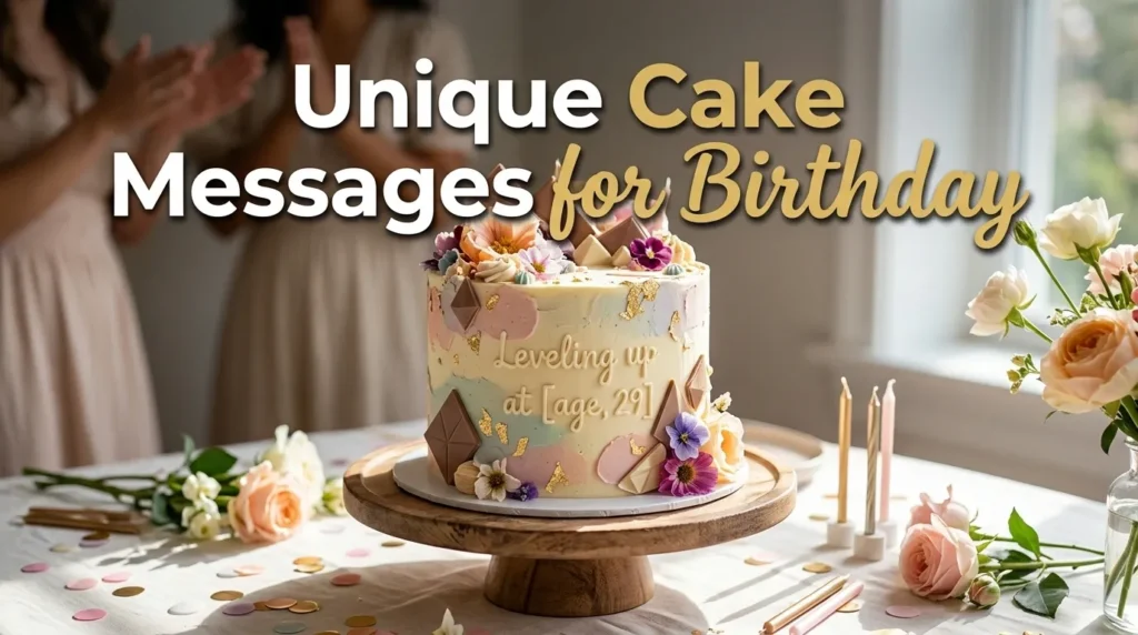 Unique Cake Messages for Birthday