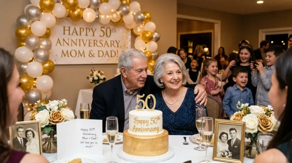 Anniversary Messages for Parents on Their 50th Anniversary