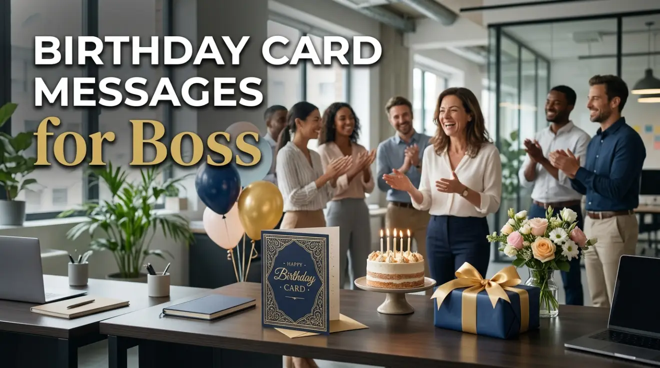 Birthday Card Messages for Boss