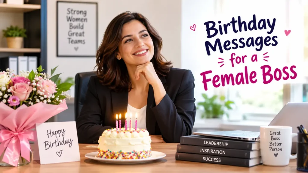 Birthday Messages for a Female Boss