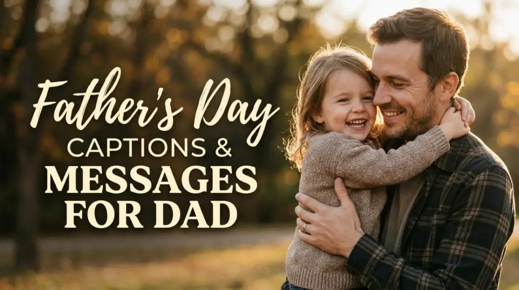 Father’s Day Captions and Social Media Messages for Dad