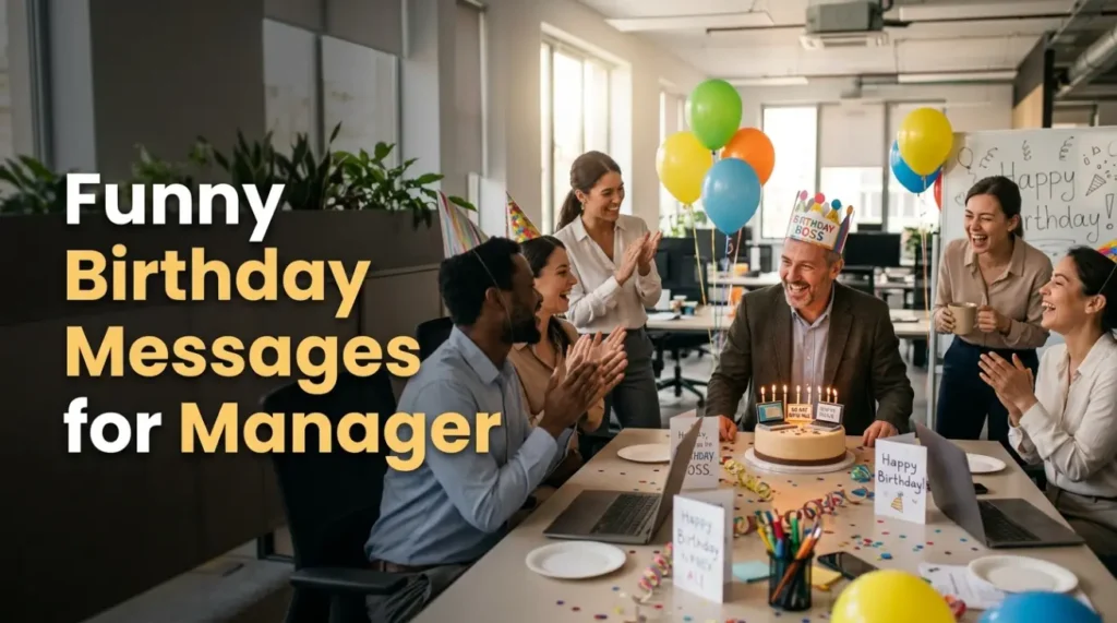 Funny Birthday Messages for Manager