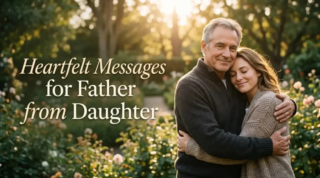 Heartfelt Messages for Father from Daughter