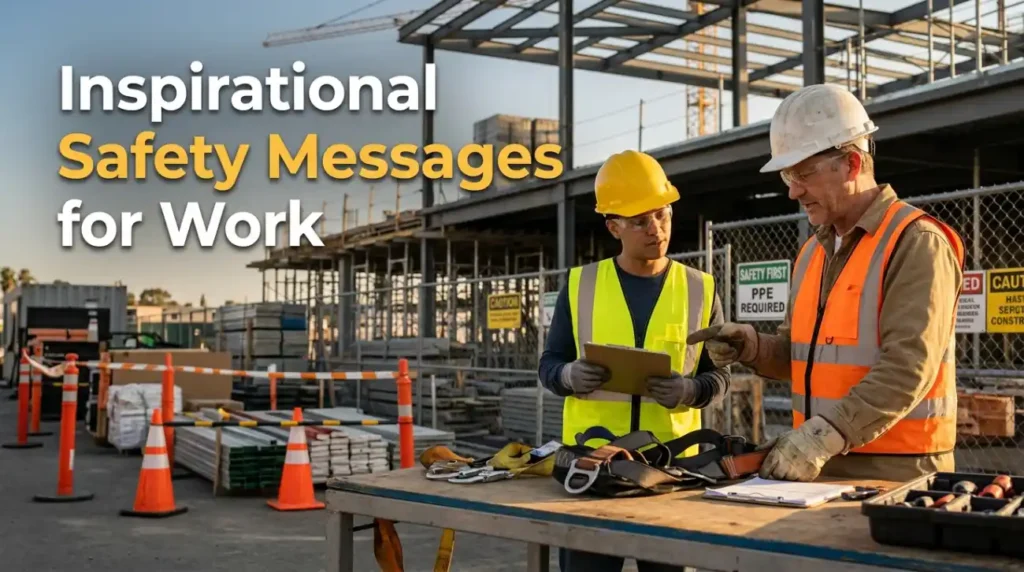 Inspirational Safety Messages for Work