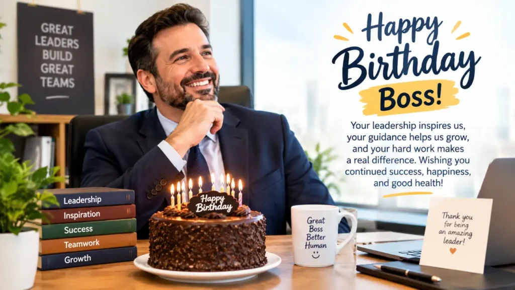 Inspiring Birthday Messages for Boss