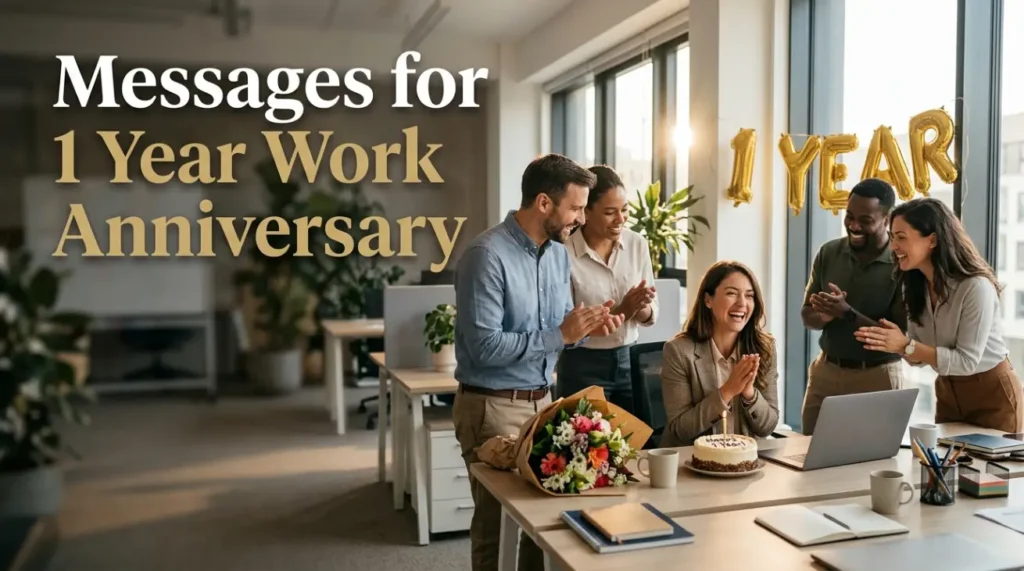 Messages for 1 Year Work Anniversary