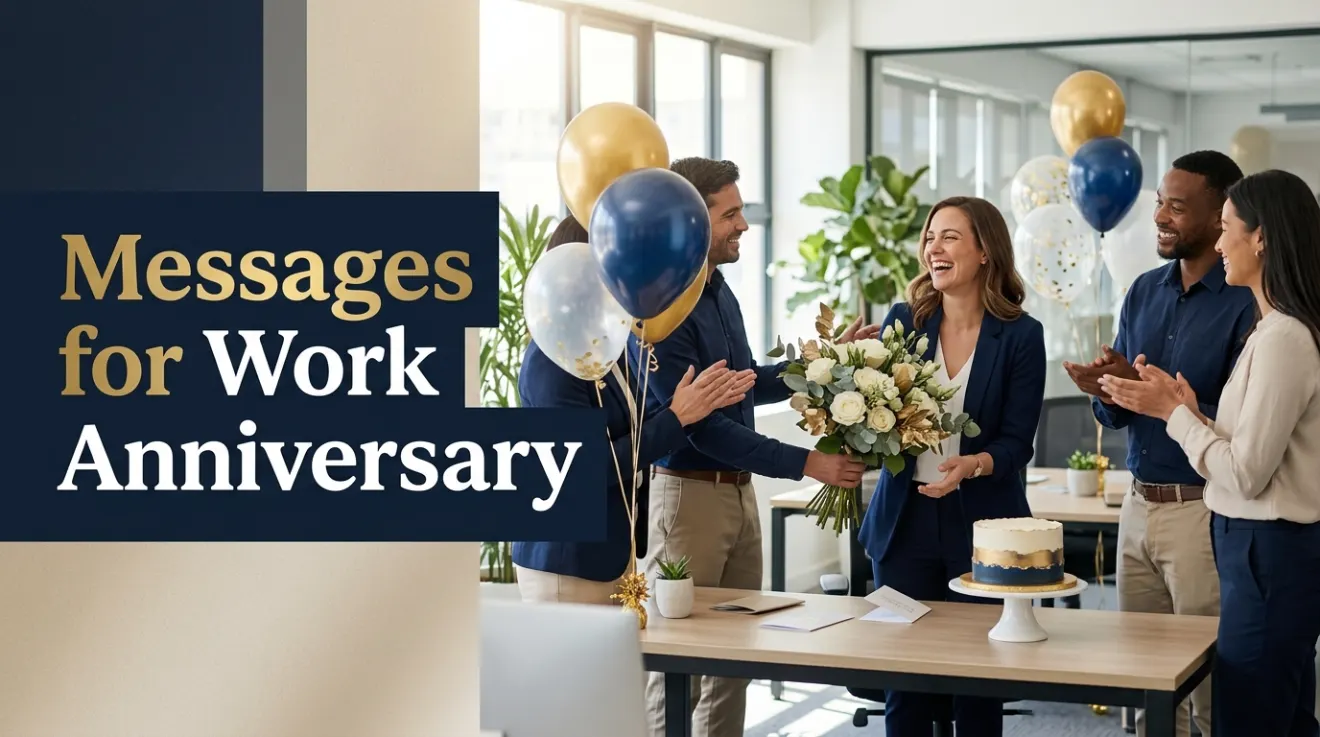 Messages for Work Anniversary