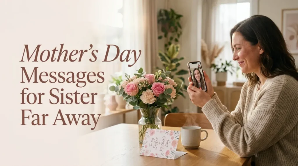 Mother’s Day Messages for Sister Far Away
