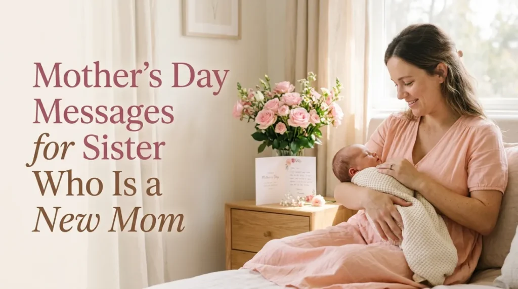 Mother’s Day Messages for Sister Who Is a New Mom