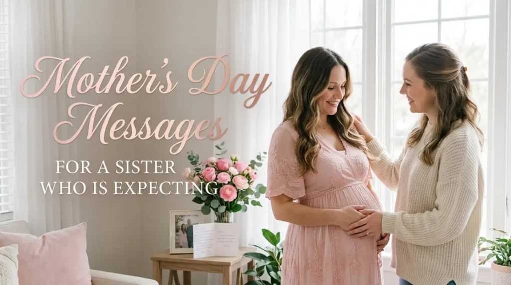 Mother’s Day Messages for Sister Who Is Expecting
