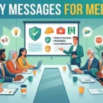 Safety messages for meetings