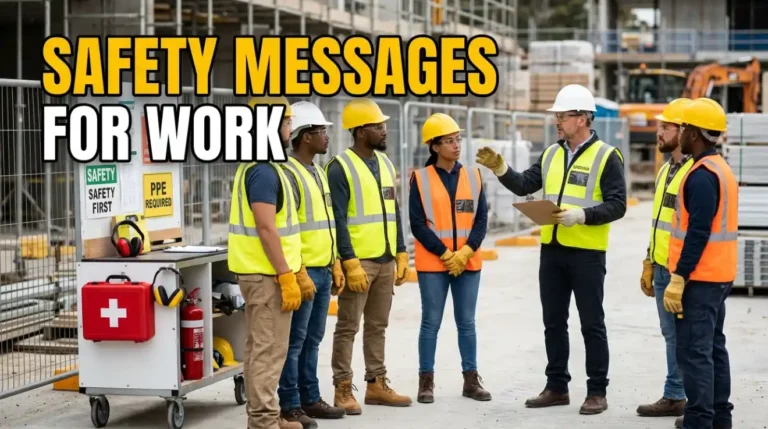 Safety Messages for Work
